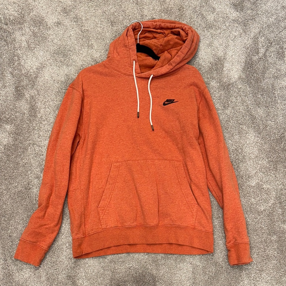 Nike Men's Burnt Orange Hoodie